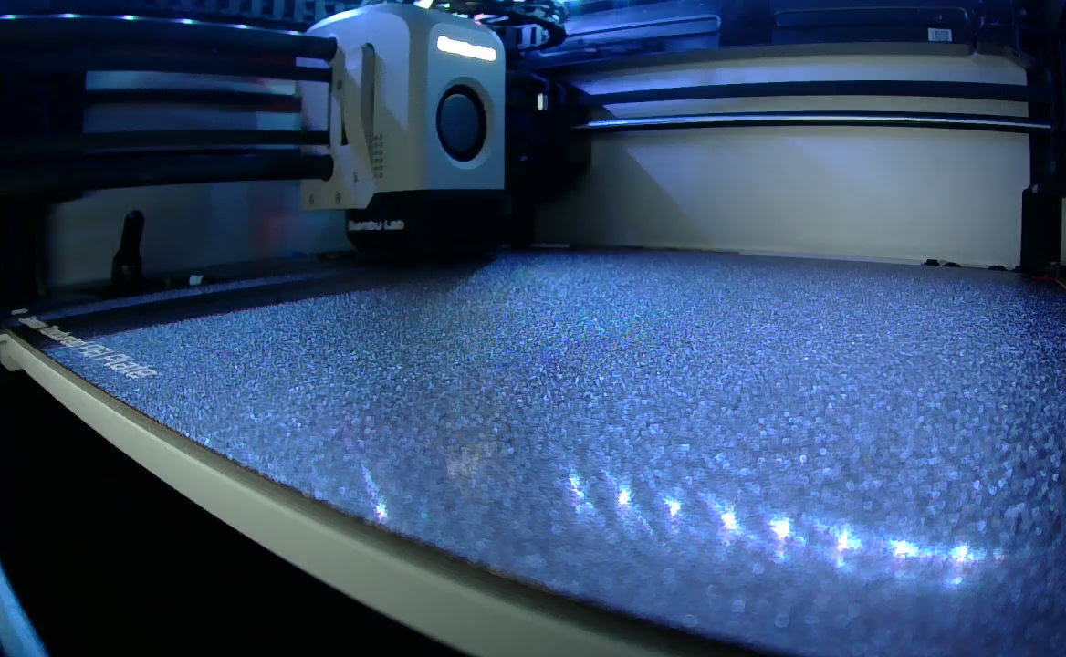 Load video: Here’s a timelapse of one of our inserts being 3D printed on a Bambu Lab printer.